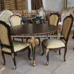 Antique Dining Table Sets - Mahogany Round Dining Table 4 Chairs