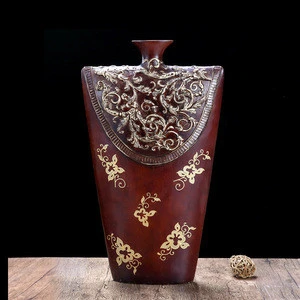 antique resin home goods decorative flower vase for vase decoration.