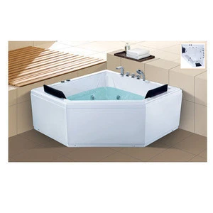 AO-6167 whirlpool and air bathtub double jakuzzy indoor spa soaking bath hot tubs with pillow 2 person