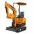 Arm deflection 800kg mini excavator 0.8ton small excavator for sale