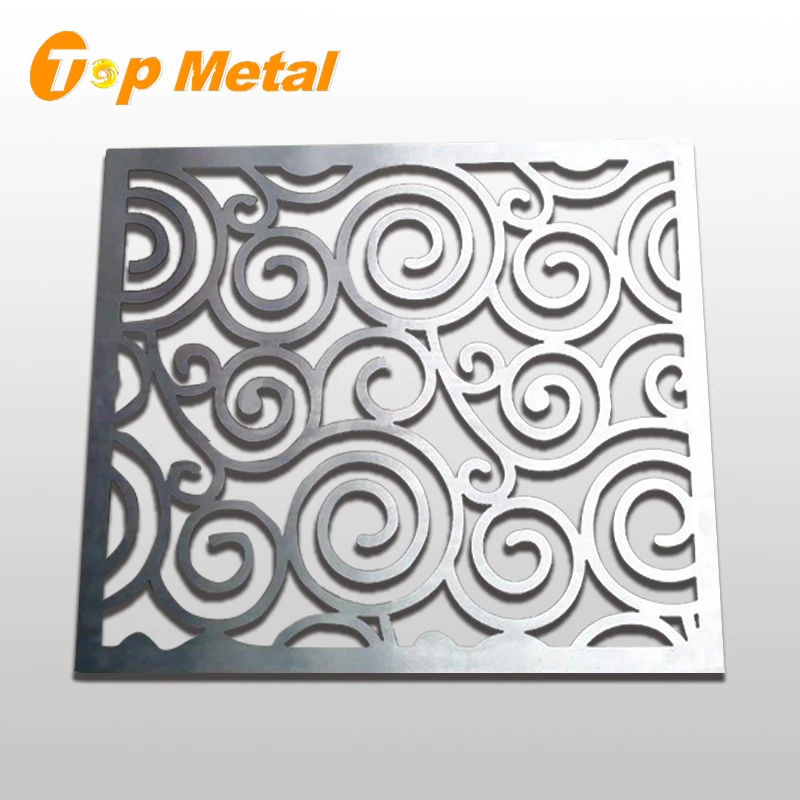 Artistic Design Cheap Building Materials Laser Cut Aluminum Carved Panel Screens Building Facade