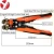 Import Automatic Adjustable Insulation Wire Stripper Cutter Crimper Plier with Forged Steel Jaw from China