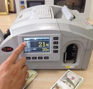 Automatic counting and banding intergrated machine money currency detector