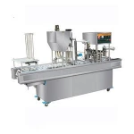 Automatic  juice jelly yogurt milk plastic cup filling  sealing machine on sale