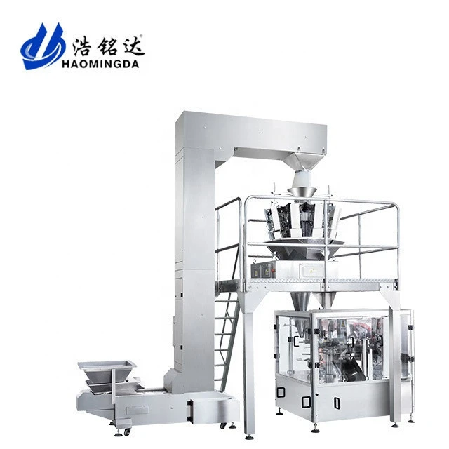 automatic nuts/dried fruit nitrogen filled packing machine