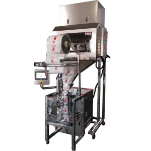 Automatic packaging machine for leisure food bulk weighing and particle measuring machine for seasoning quick-frozen vegetable d