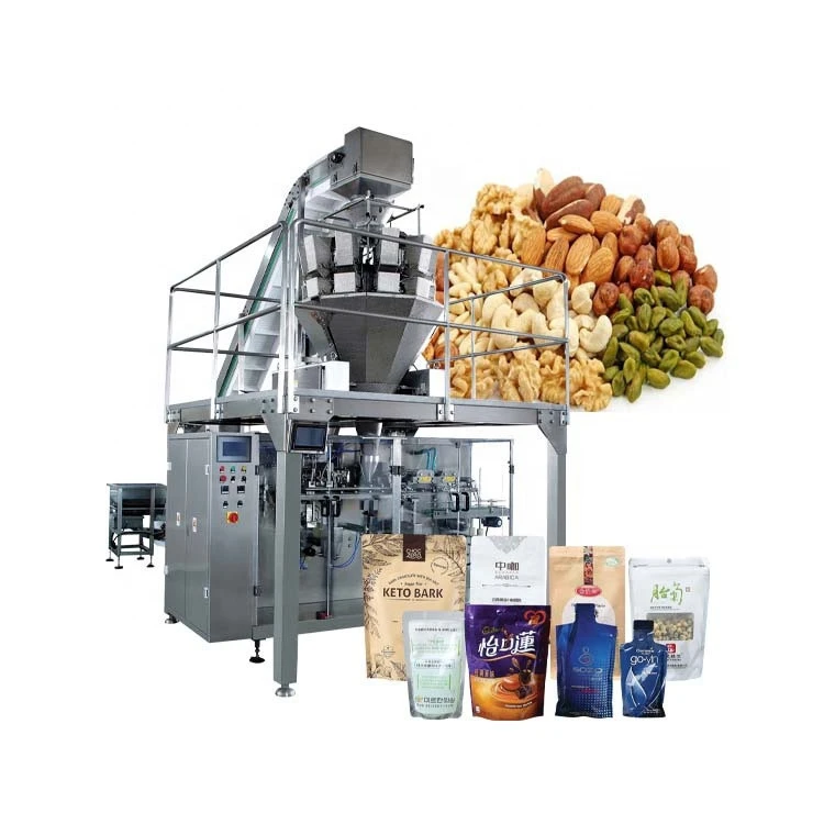 Automatic Pistachio Ginkgo Almond Pine Nut Packing Machine for Prefabricated bags Pouch