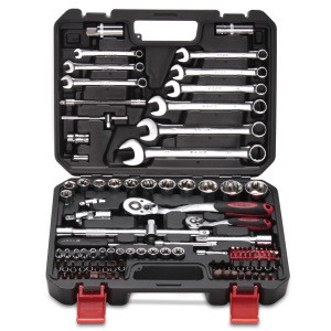 Automobile maintenance machine repair sleeve combination tool sleeve wrench tool set other vehicle tools (37 Pcs/Set)