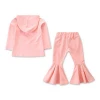 Baby Girls Clothing Sets Baby Clothes Outfits Pink Bell Bottom Set