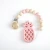 Import Baby necklace present bijtring pacifier clips soother chain chawing toys silicone pineapple teether from China