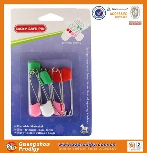 Baby products of all types Coloured safety pins Plastic head safety pins