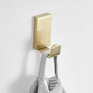 Bathroom Accessories  Brushed Brass Towel Holder Coat Holder Robe Holder Hook Towel Hook Coat Hook