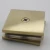 Import Bathroom brass material polish gold wall mounted glass clamp clip from China