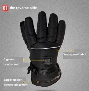 battery heated gloves motorcycle battery heated hunting gloves battery heated mittens