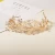 Import Bephora Handmade Gold Metal Leaves Rhinestone Headband Bridal Diadem hair pieces Accessories Hairband from China