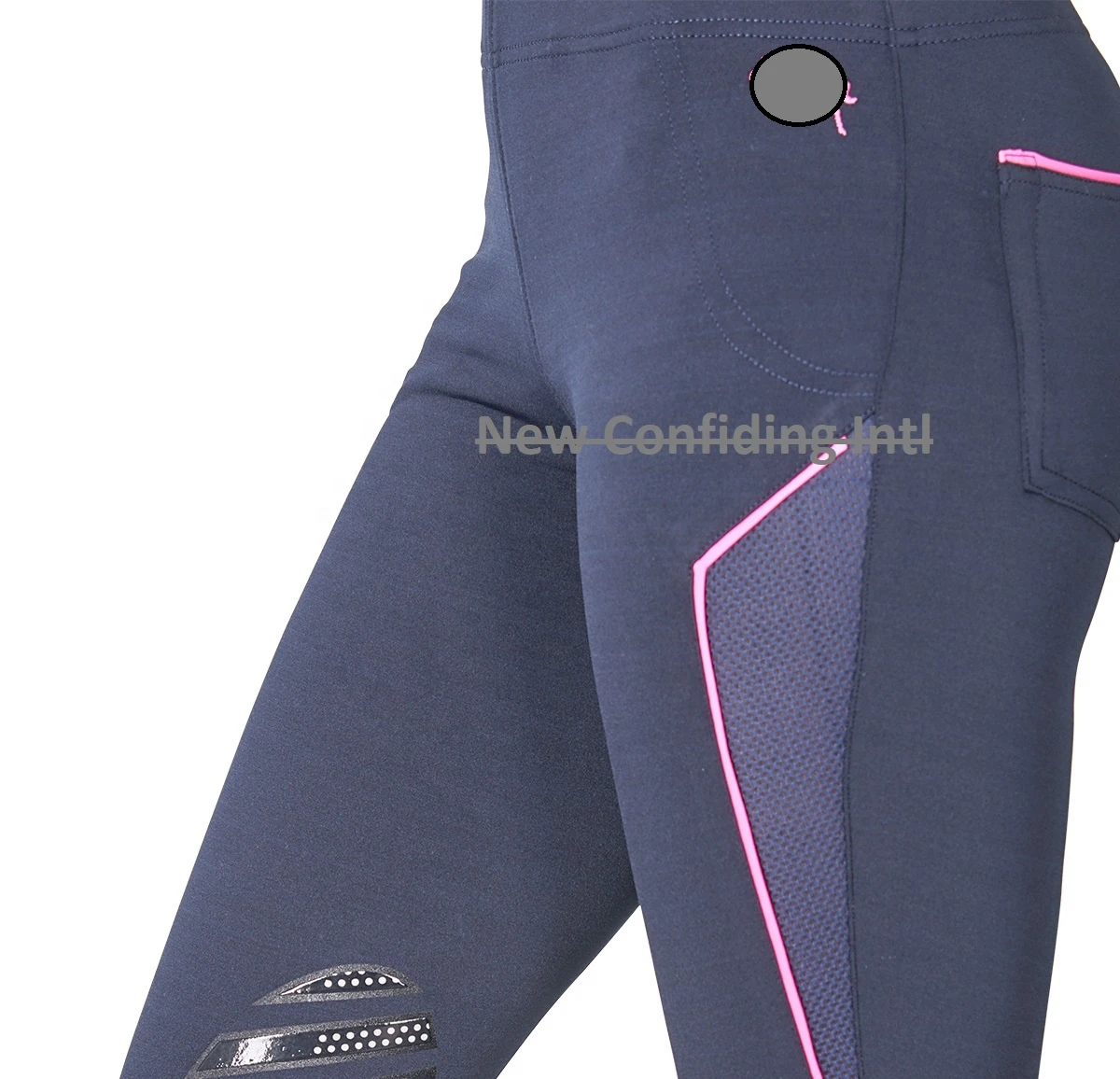 Best Quality Equestrian horse riding silicon legging and breeches with pockets And silicon grip horse riding product AM893