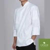 Best Quality Holly White Chef Jacket Long Sleeve, Chef Coat, Restaurant and Hotel Uniform