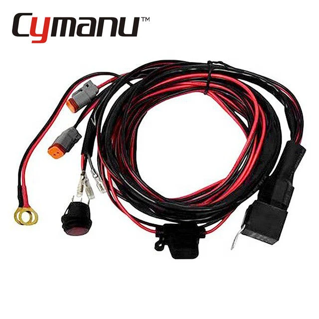 Best Sale Custom Automobile Wire Harness With DT Plug And Relay Fuse Ring