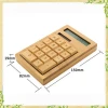 Best selling modern wooden bamboo square scientific calculator