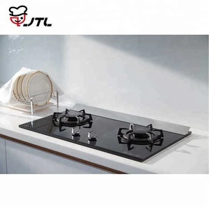 Best-Selling Tempered Glass Panel Top Gas Hob 2 burner cooktop