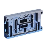 Black aluminum cctv dome camera housing case