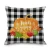 Import Black and White Plaids Baffalo Check Thanksgiving Decor Throw Pillow Covers Pumpkin Patch Cushion Case Cover from China