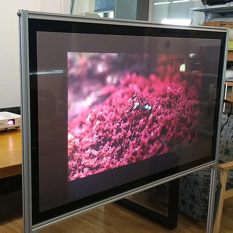 Black colour Adhesive on whiteboard/glass rear  projection film screen