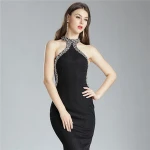 black long elegant other evening dresses women elegant dresses  in istanbul