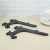Black Plastic Easels Plate Display Stands Picture Frame Stand Holder