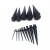 Import Black punk acrylic ear taper stretching piercing jewelry from China