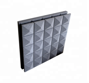 Buy Black Pyramid Acoustic Panels Sound Absorbing Foam Polyester ...