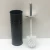 Import Black Stainless Steel Bathroom toilet Brush Set with Holder from China