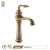 Import Bobao Bathroom Accessories Hot Selling Luxury Brass Single Lever Gold Basin Faucet Golden Basin Mixer from China