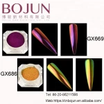BOJUN PIGMENT Super Chameleon pigment nail chrome powder chrome effect pigment car mirror gold chameleon car paint colors