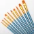 Import BOMEIJIA 10Pcs/Set Watercolor Gouache Paint Brushes Different Shape Round Pointed Tip Nylon Hair Painting Brush Set Art Supplies from China