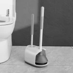 BOOMJOY 2021 new design WC Toilet Brush And Plunger Combo Toilet Brush holder Cleaner