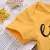 Import Boutique Children Outfits Fashion 2 Pieces Baby Clothing Set Sunflower Girl Short Set from China