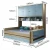Import Boys Room Furniture Children Kids Bunk Bed Best Price White Color OEM Modern Bedroom Furniture from China