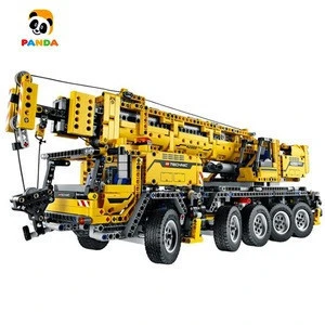 Brand King building block Mobile crane Mkll /electric engineering vehicle/crane technic machinery Assembly DIY toy (90004/20004)