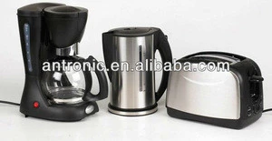 breakfast maker set 3 in 1 toaster kettle coffee maker WITH GS CE ROHS hot selling (Model No:ATC-BMS-312)