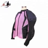 Breathable black and pink mesh motorcycle jacket for hot weather