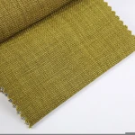 Breathable Shrink-resistant Water-soluble Polyester Upholstery Linen Fabric