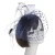 Import Bride mesh cover face hat wedding formal hat from China