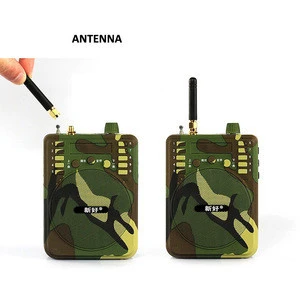 Camouflage Shell Remote Control Animal Caller for hunting bird decocy Bird Sound Caller