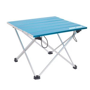 Camping Table, Small Ultralight Folding Table with Aluminum Table Top and Carry Bag, Easy to Carry