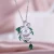 Import CAOSHI Green Water Drop Stone with Imitation Pearl Noble Women Party Necklace High Quality Elegant Female Pearl Necklace from China