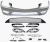 Import CAR BODY KIT FRONT PANAL FRONT BUMPER FOR BENZ W204 4D 2008-2010, AMG LOOK AUTO BODY PARTS from Taiwan