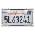 Import car frame license plate Custom car license plate frame metal from China