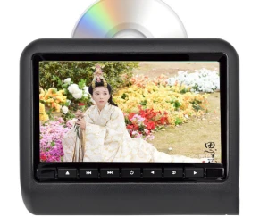 car universal Headrest Placement and MP3 / MP4 Players Combination 9 car pillow headrest monitor dvd player