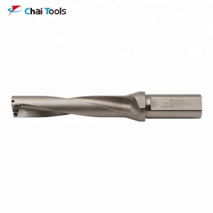 Carbide Twist Square Hole Drill Bit With 2 Spiral Flutes